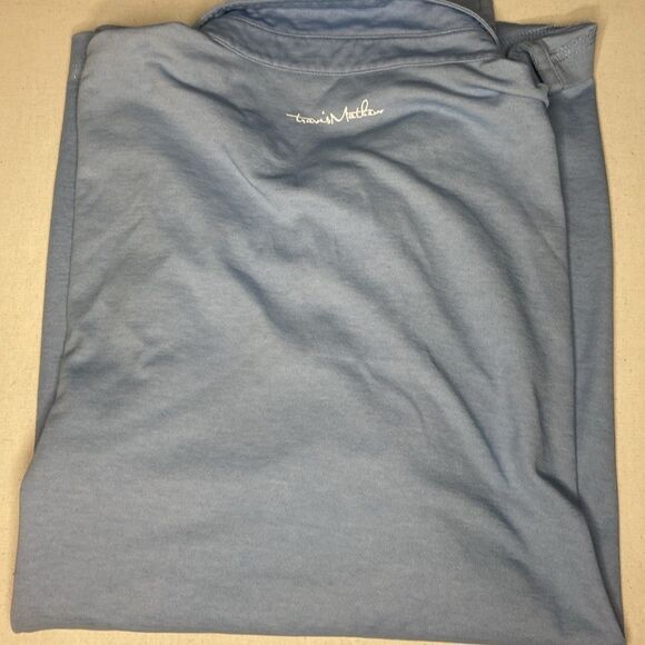 Travis Mathew Light Blue Shirt colonial patch men’s large - Picture 7 of 7